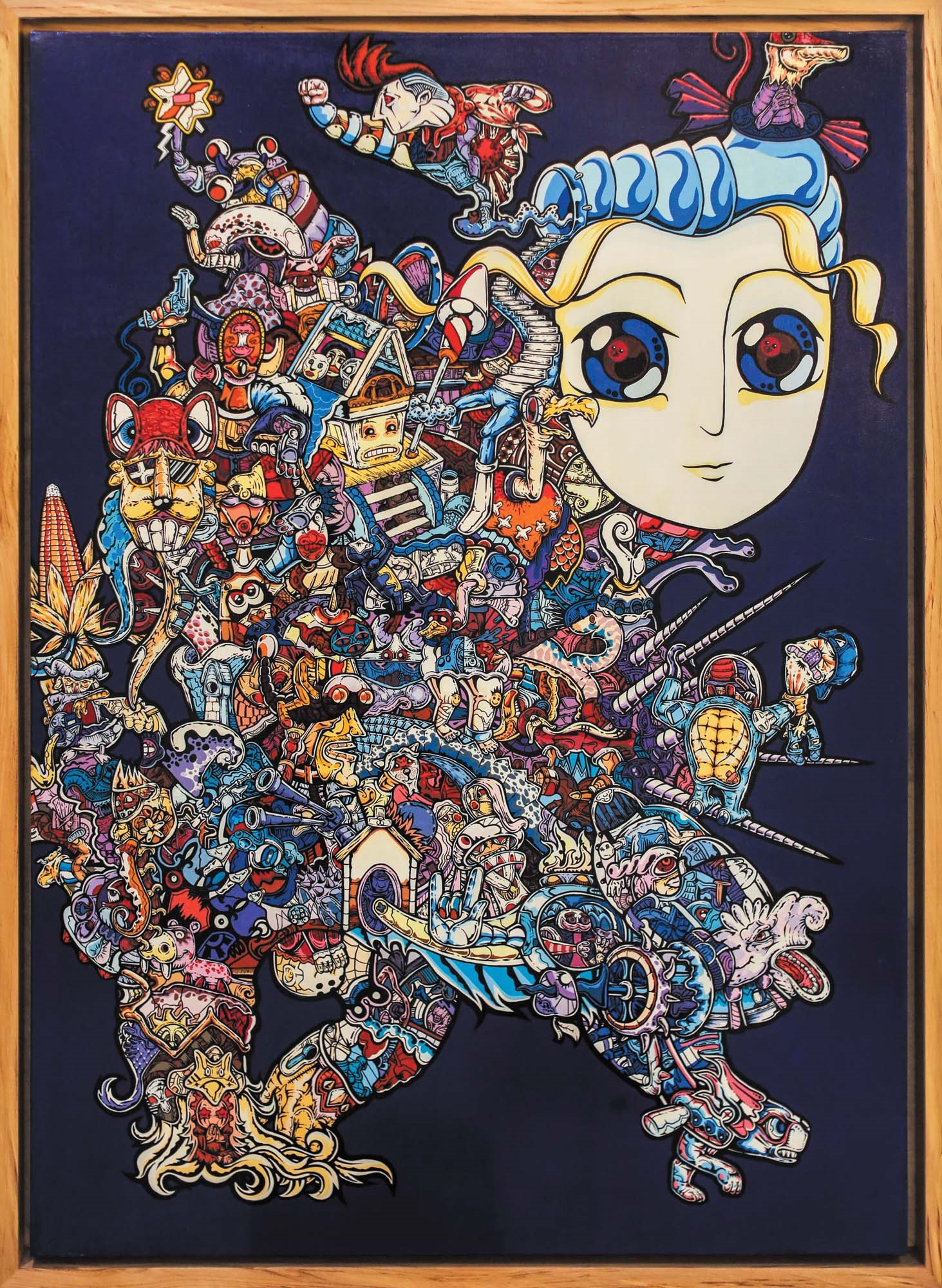 Artwork by Yoga Mahendra, Park It, 2012, Made of Acrylic on canvas