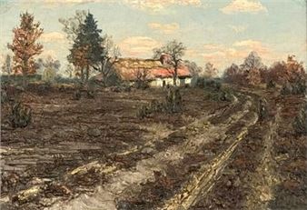 Vue de ferme en Campine - C. H. Wellens