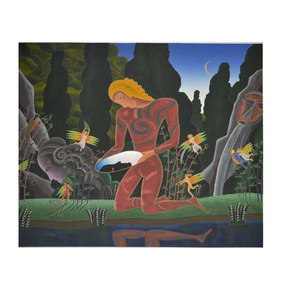Thomas McKnight | Lithograph Narcissus | MutualArt