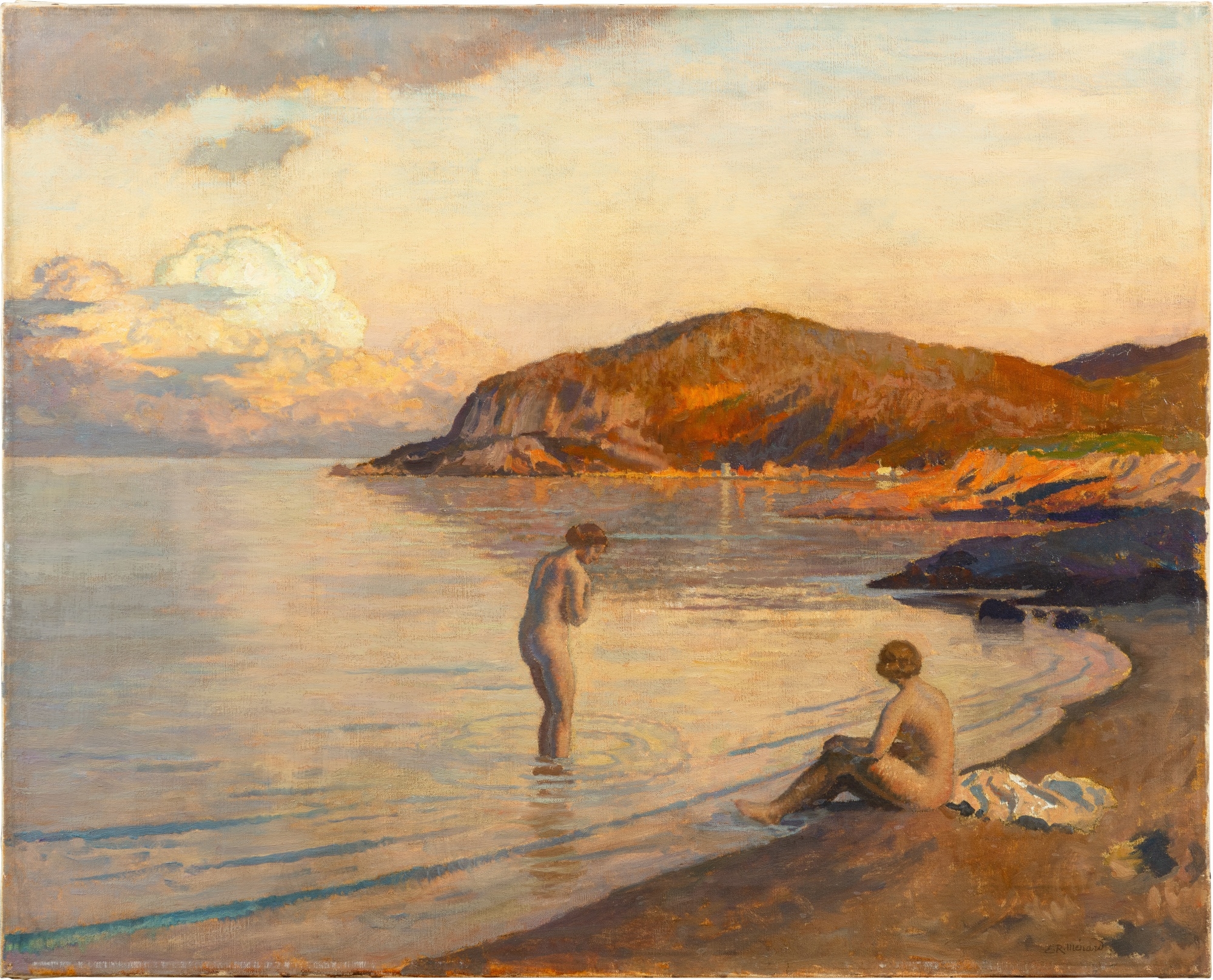 Marie Auguste Emile René Menard | Les baigneuses | MutualArt