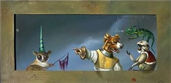 De Galago" Scène avec animaux - Wim Bals