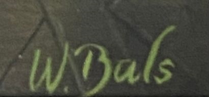 Artwork by Wim Bals, De maskerade" Animaux dans un intérieur, Made of Huile sur panneau