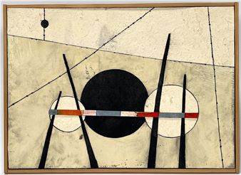 Abstract schilderij door Paulus Noomen (1968 - Paulus Noomen