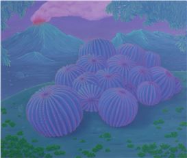 Timeless Mesoamerican Desert Landscapes Glow in Anna Ortiz’s Vivid Paintings