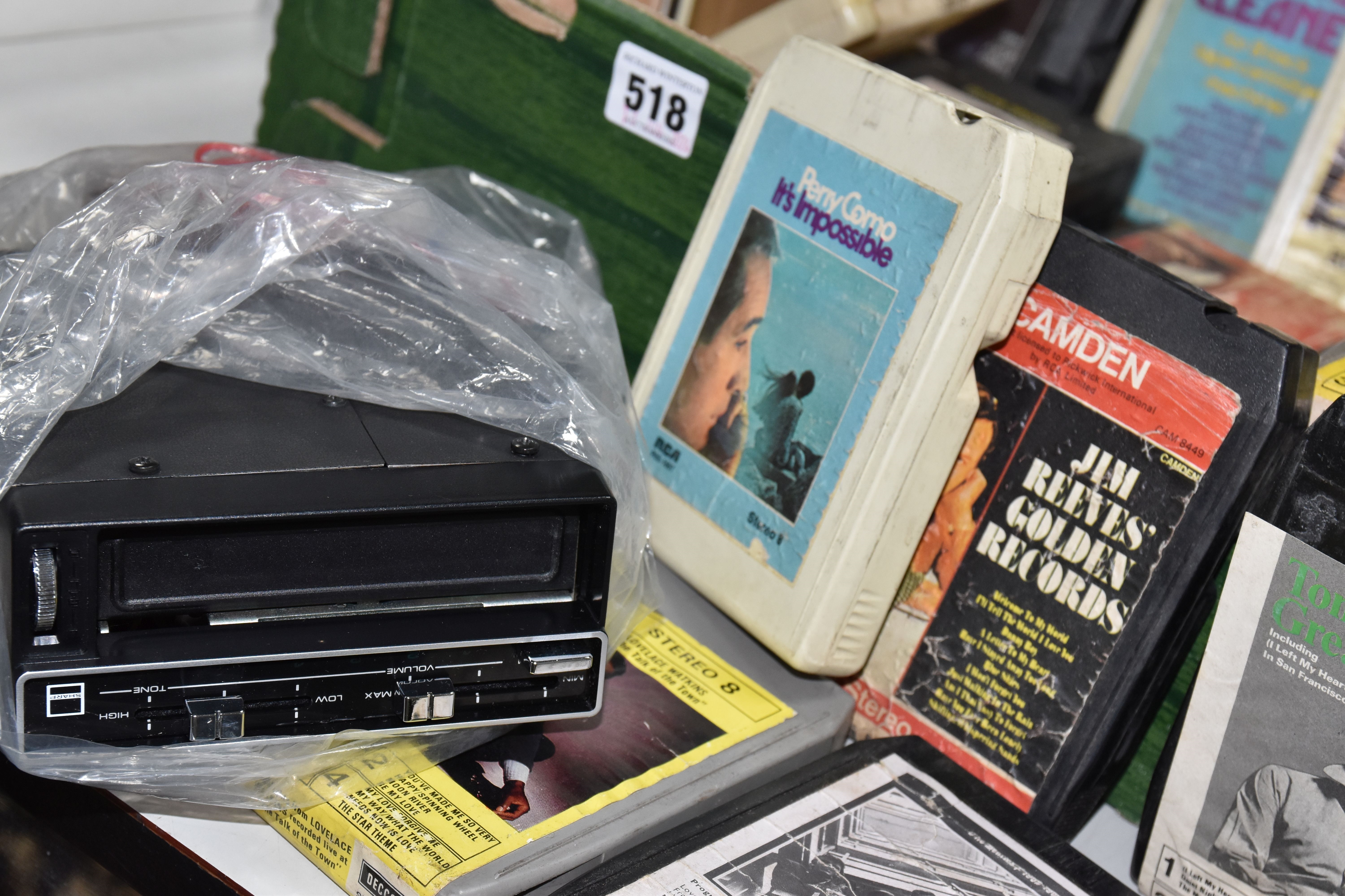 Frank Sinatra | A BOX OF EIGHT TRACK TAPES AND CAR EIGHT TRACK PLAYER ...