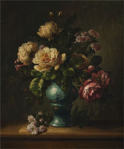 "Blumenstillleben" by Louis Alexandre Bouché