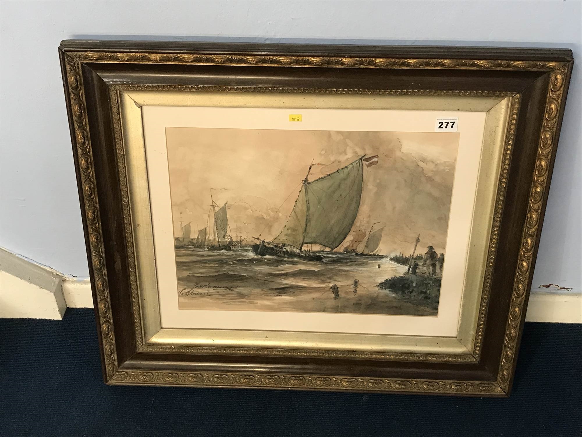 Peter Duncan | Sailing vessels coming into harbour | MutualArt