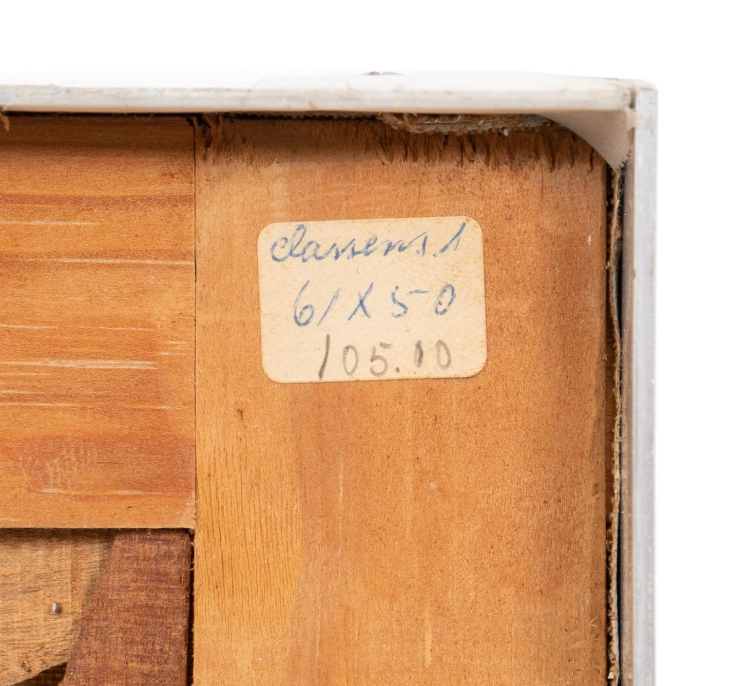 Artwork by Tomas Mateus, . Untitled - Abstract with Words - 1971, Made of oil and mixed media on canvas