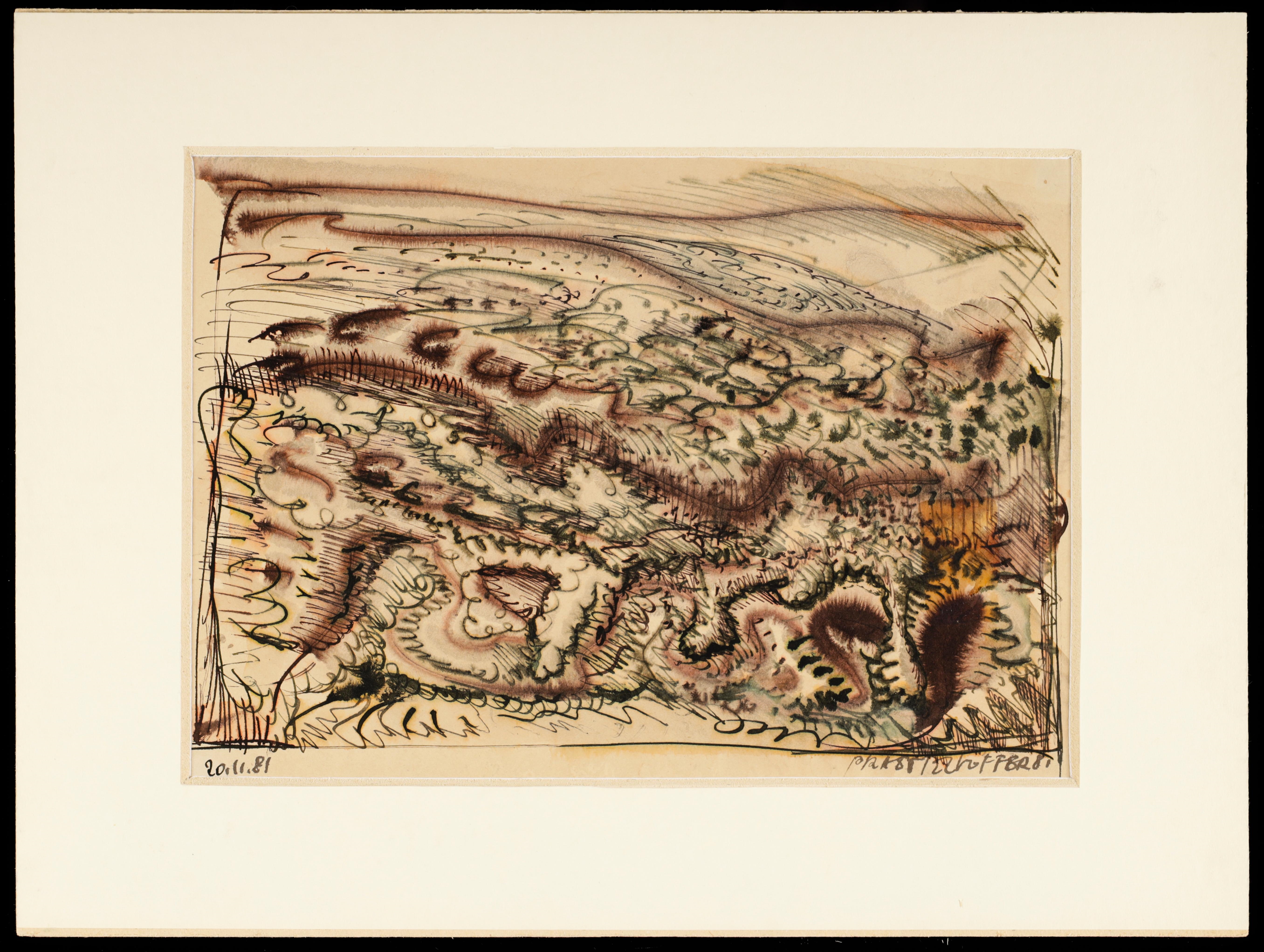 Artwork by Hans Praetterhoffer, Untitled, Made of ink