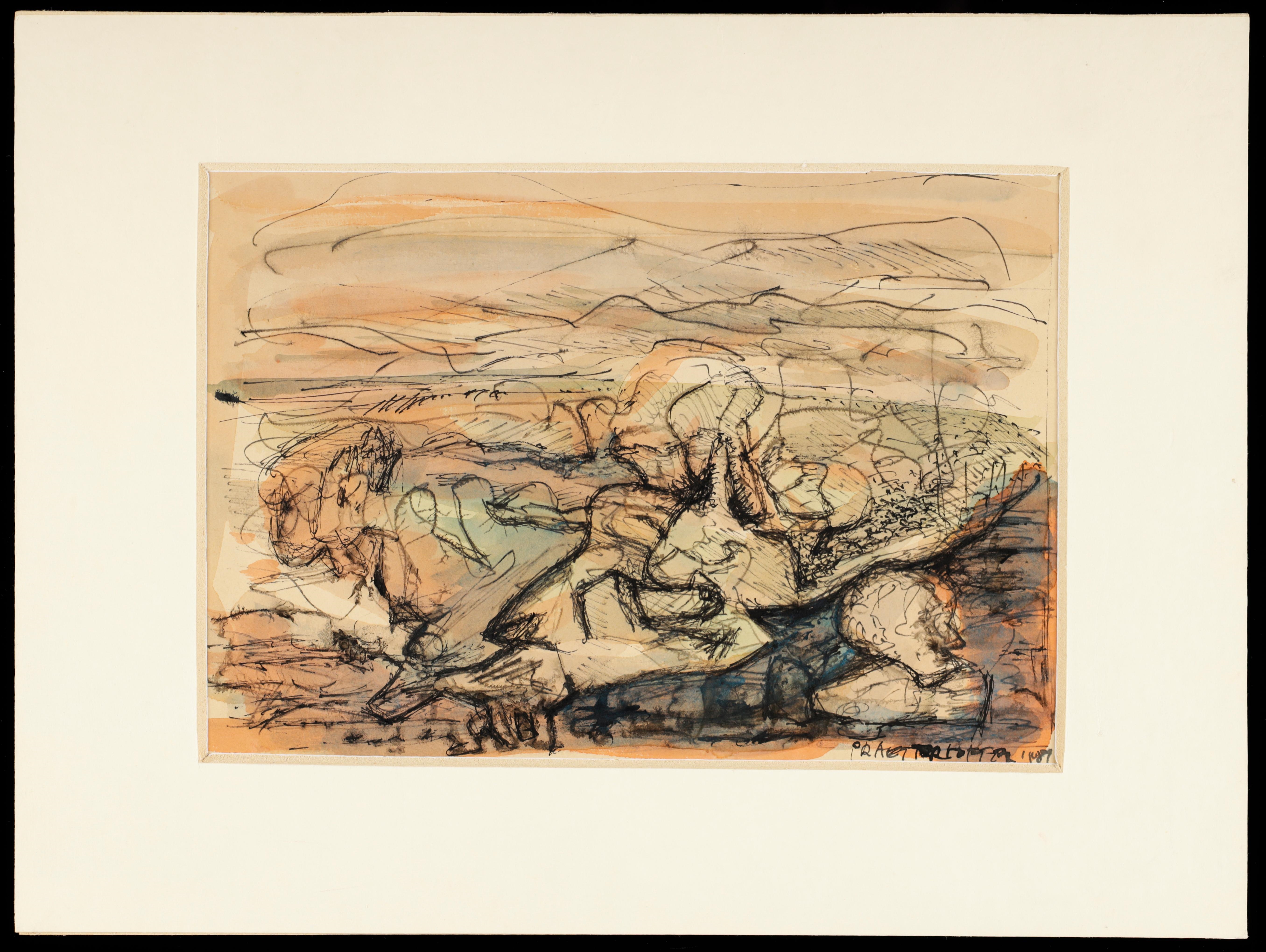 Artwork by Hans Praetterhoffer, Untitled, Made of ink