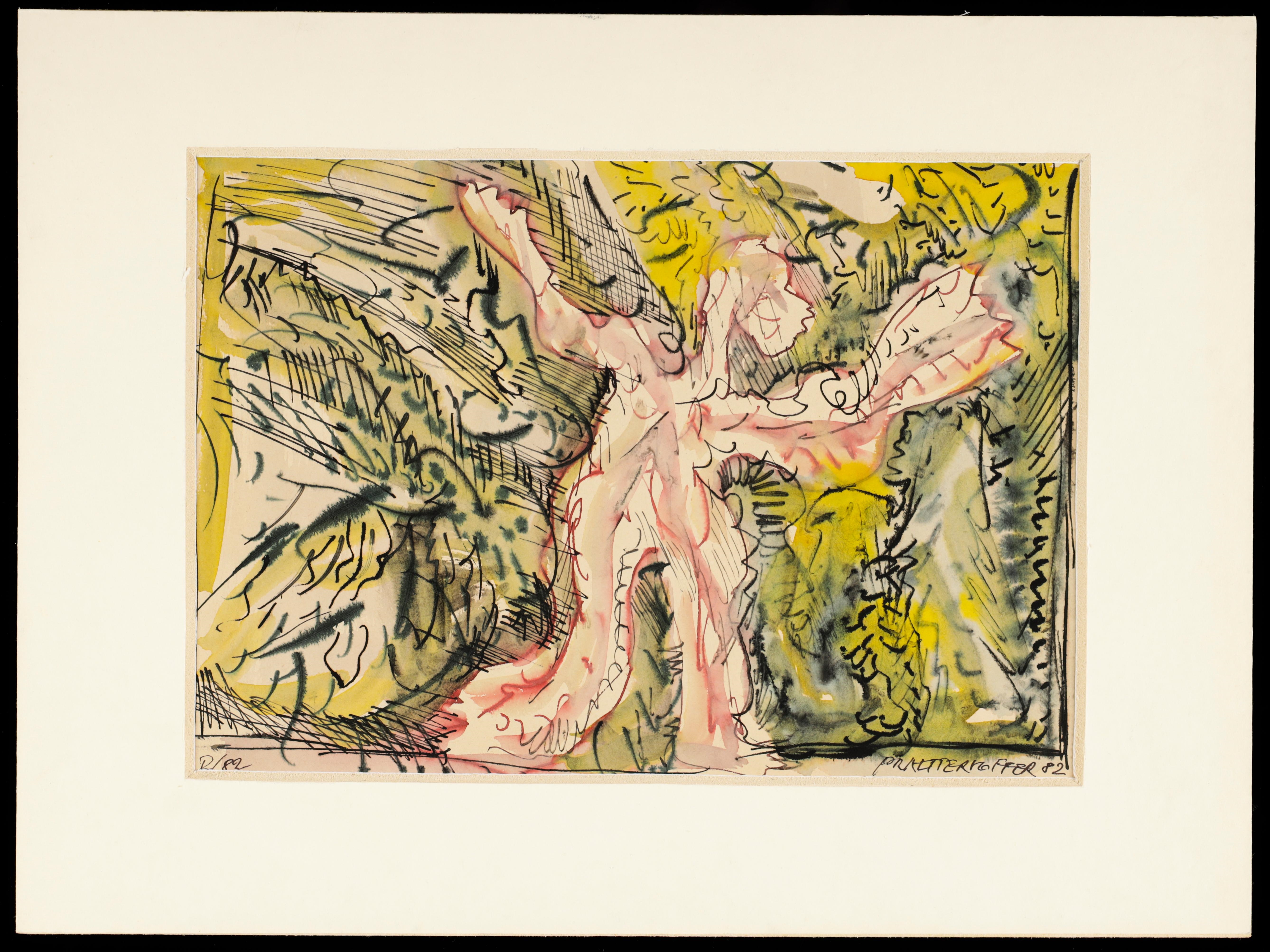 Artwork by Hans Praetterhoffer, Untitled, Made of ink