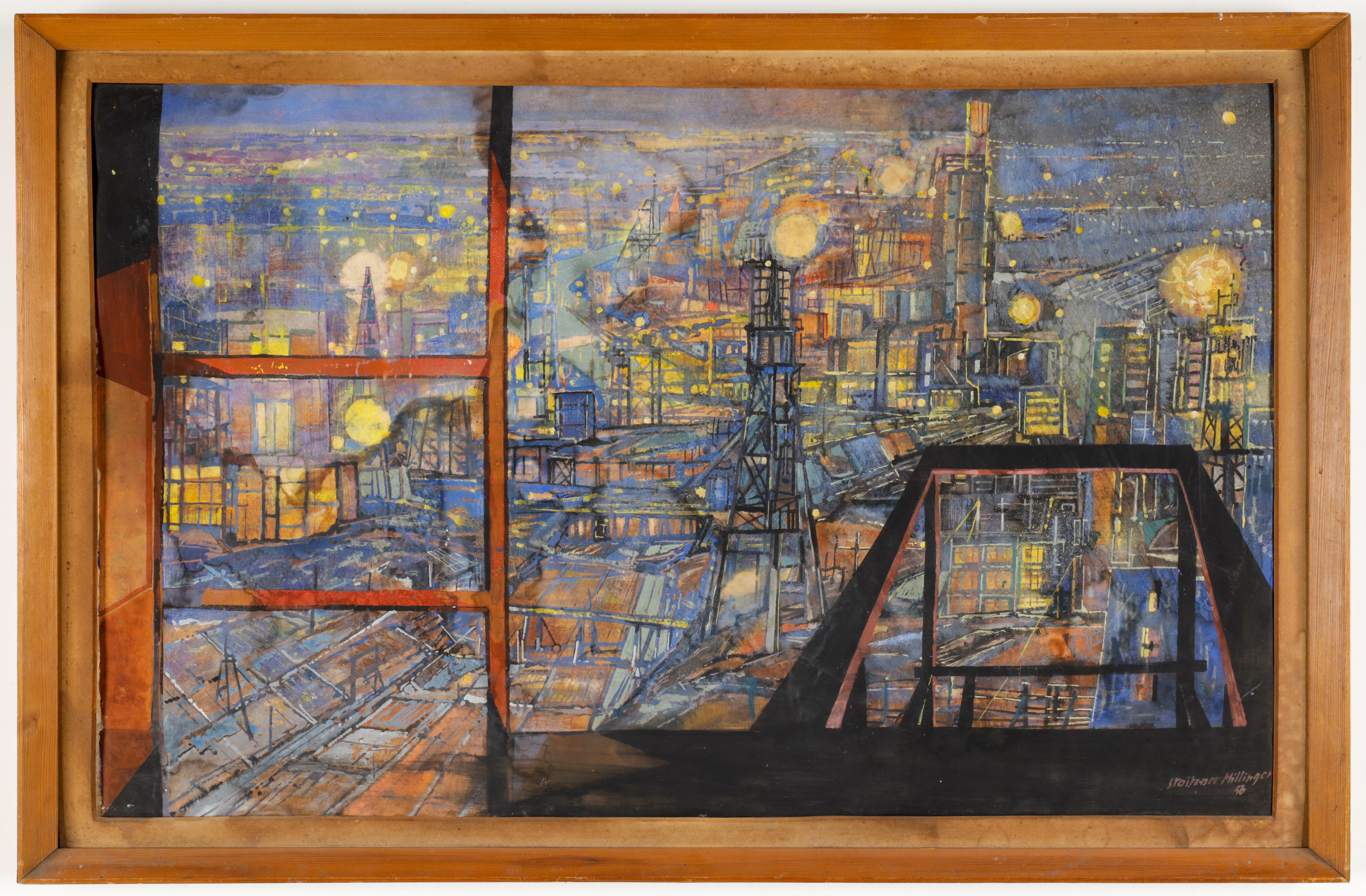 Josef Stoitzner-Millinger | Die Voest in Linz, | MutualArt