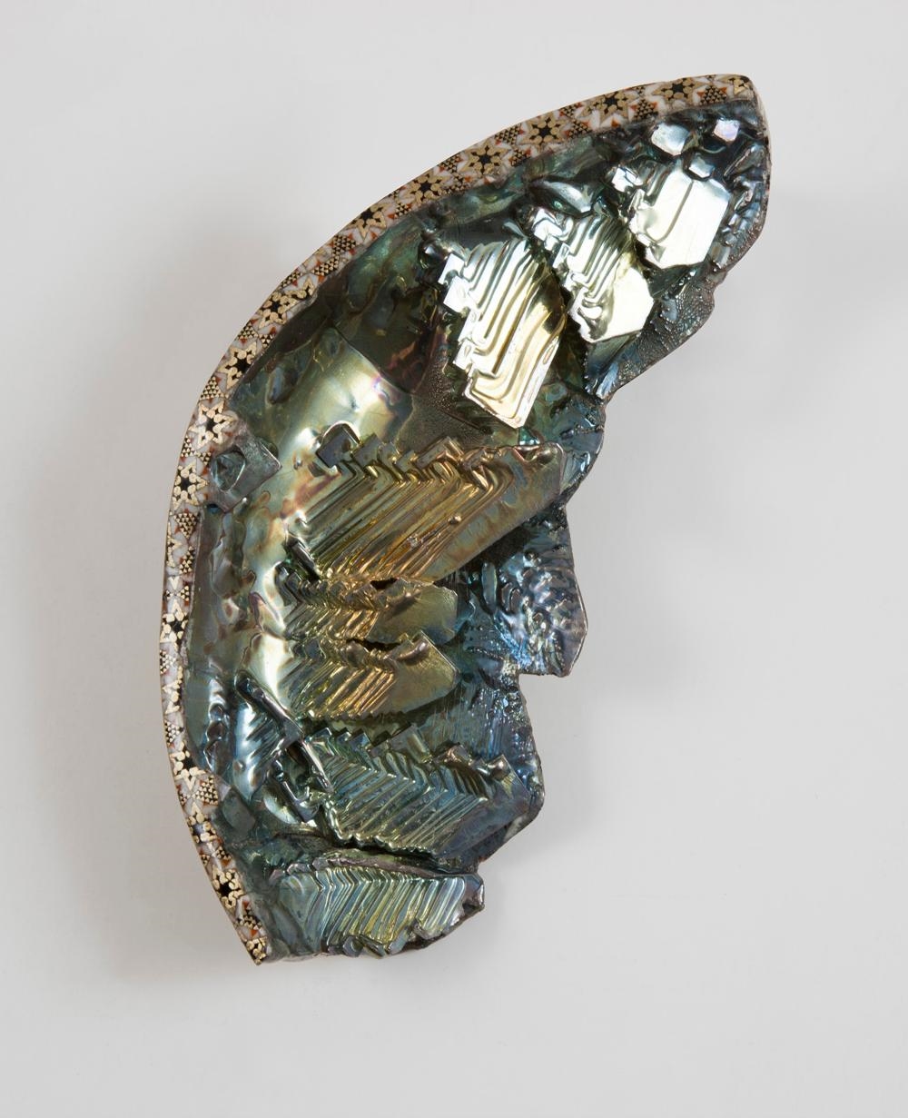 Artwork by Andisheh Avini, UNTITLED, Made of Marquetry on Bismuth, unsigned