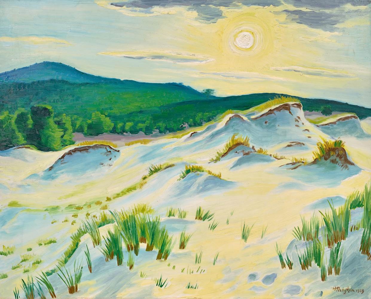 Max Pechstein | WALD IN DEN PYRENÄEN (THE FOREST IN THE PYRENEES) (1939 ...