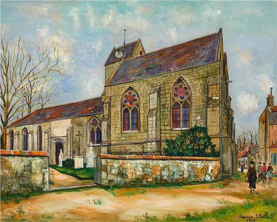 L'église de Verderonne by Maurice Utrillo, 1927