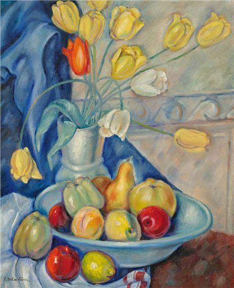 Achille Emile-Othon Friesz | Still life with fruits and tulips (1927 ...