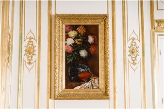 Still life of flowers - H. Deprez