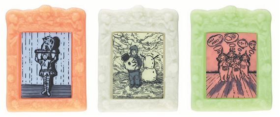 Weightlifter, Judith and Holofernes, Teletubbies - 3 pcs - Jakub Janovský