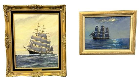 Portraits of ships Sight- 12" x 16" by Hans Skalagard