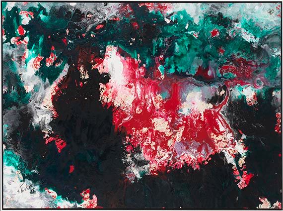 Darunter Rot by Fred Thieler, 1988