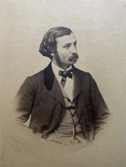 Portrait of lawyer and press owner Paul Dalloz by Pierre Petit, circa 1870