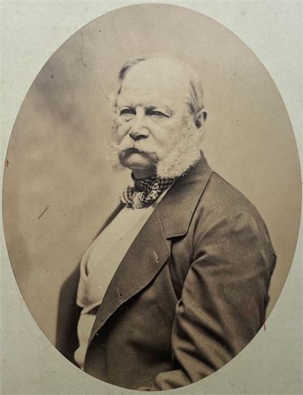 Portrait of William 1st of the King of Prussia by Pierre Petit, circa 1870