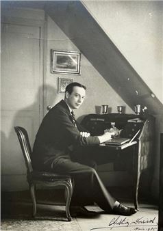 Portrait of a Man with his Secretary - Christian Duvivier