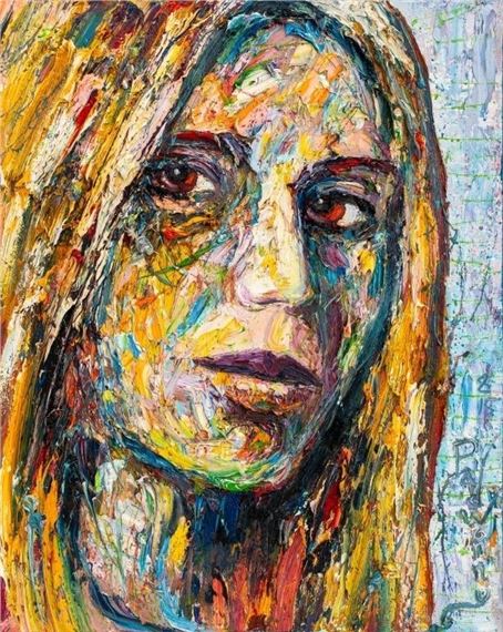 David Padworny Blonde Woman Oil on Canvas, 2016 by David Padworny, 2016