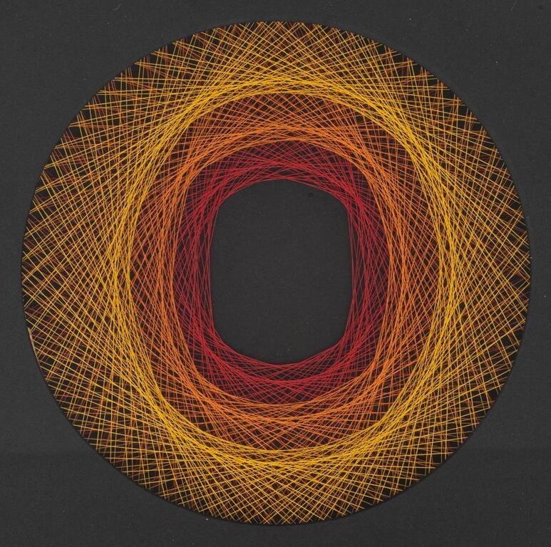 Joel Zaretsky | Joel Zaretsky #7 Modern Abstract String Art (1970 ...