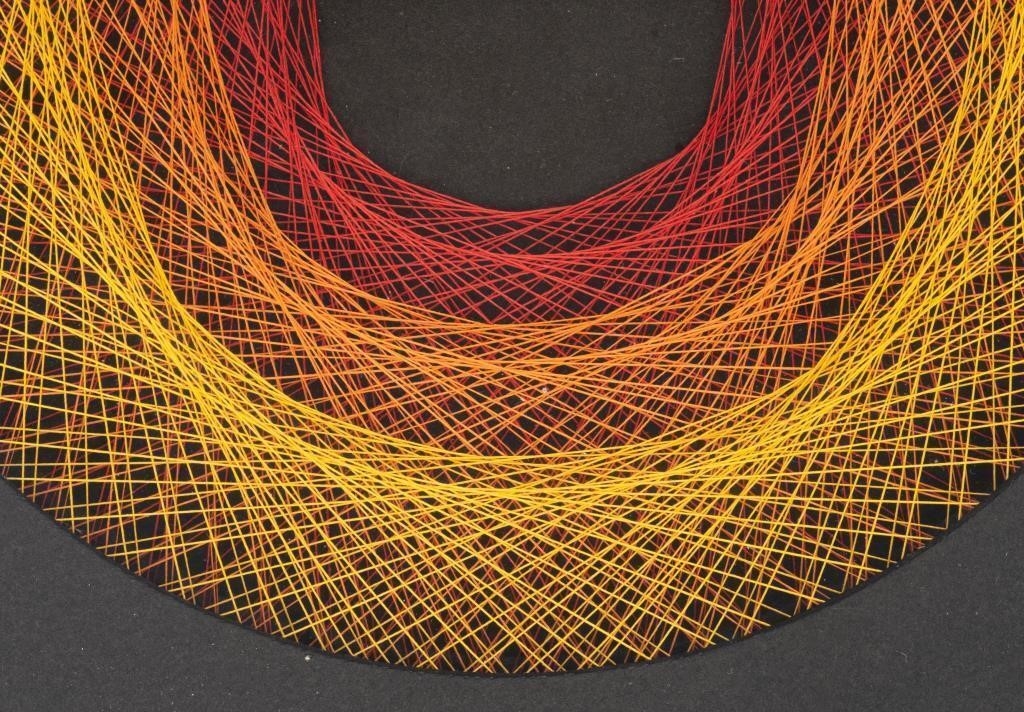 Joel Zaretsky | Joel Zaretsky #7 Modern Abstract String Art (1970 ...