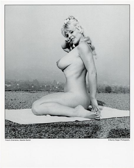 Vintage Original Lithograph BUNNY YEAGER Pin Up Archives