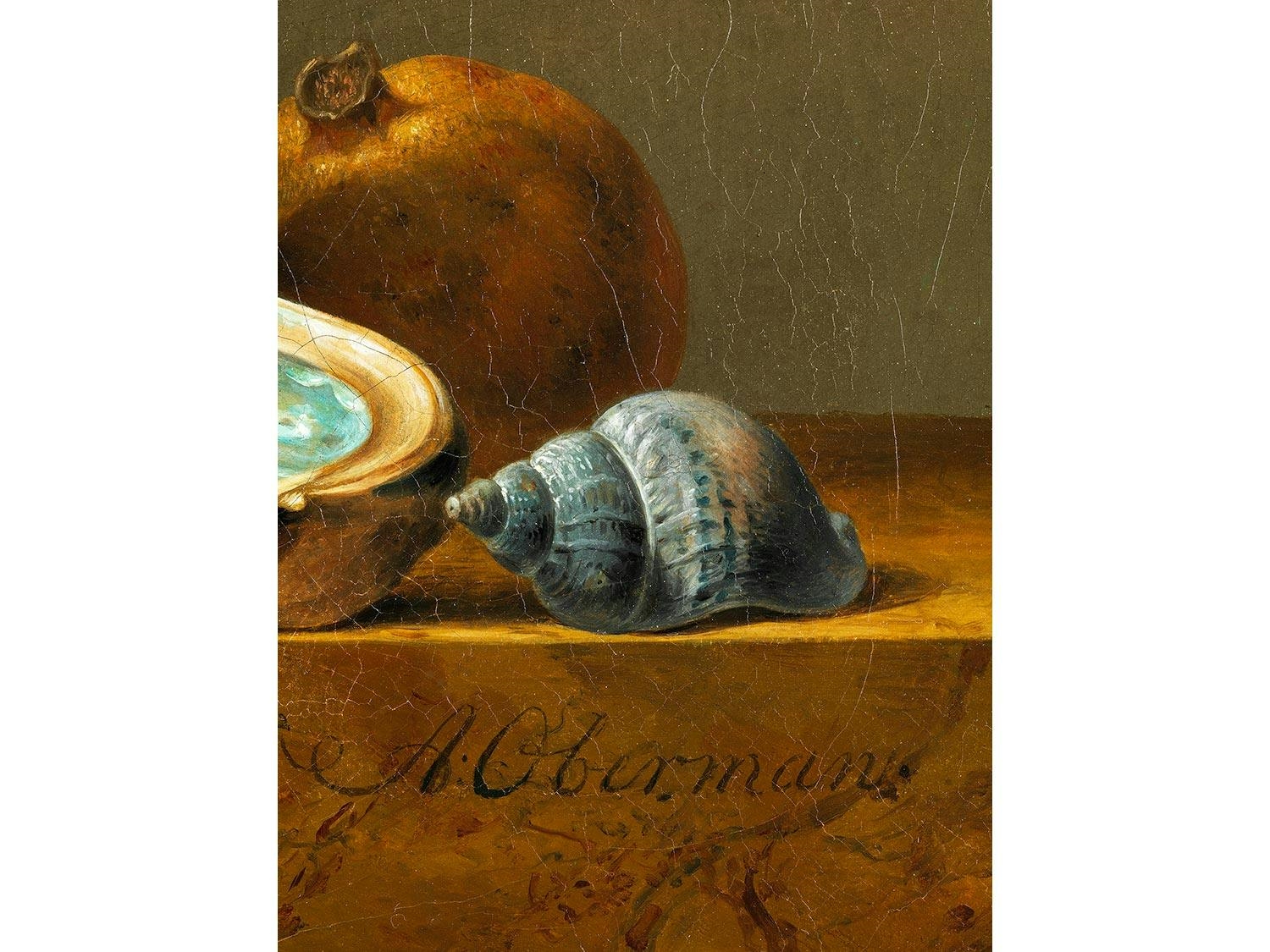 Artwork by Anthony Oberman, STILLLEBEN MIT BLUMEN, Made of Öl auf Leinwand