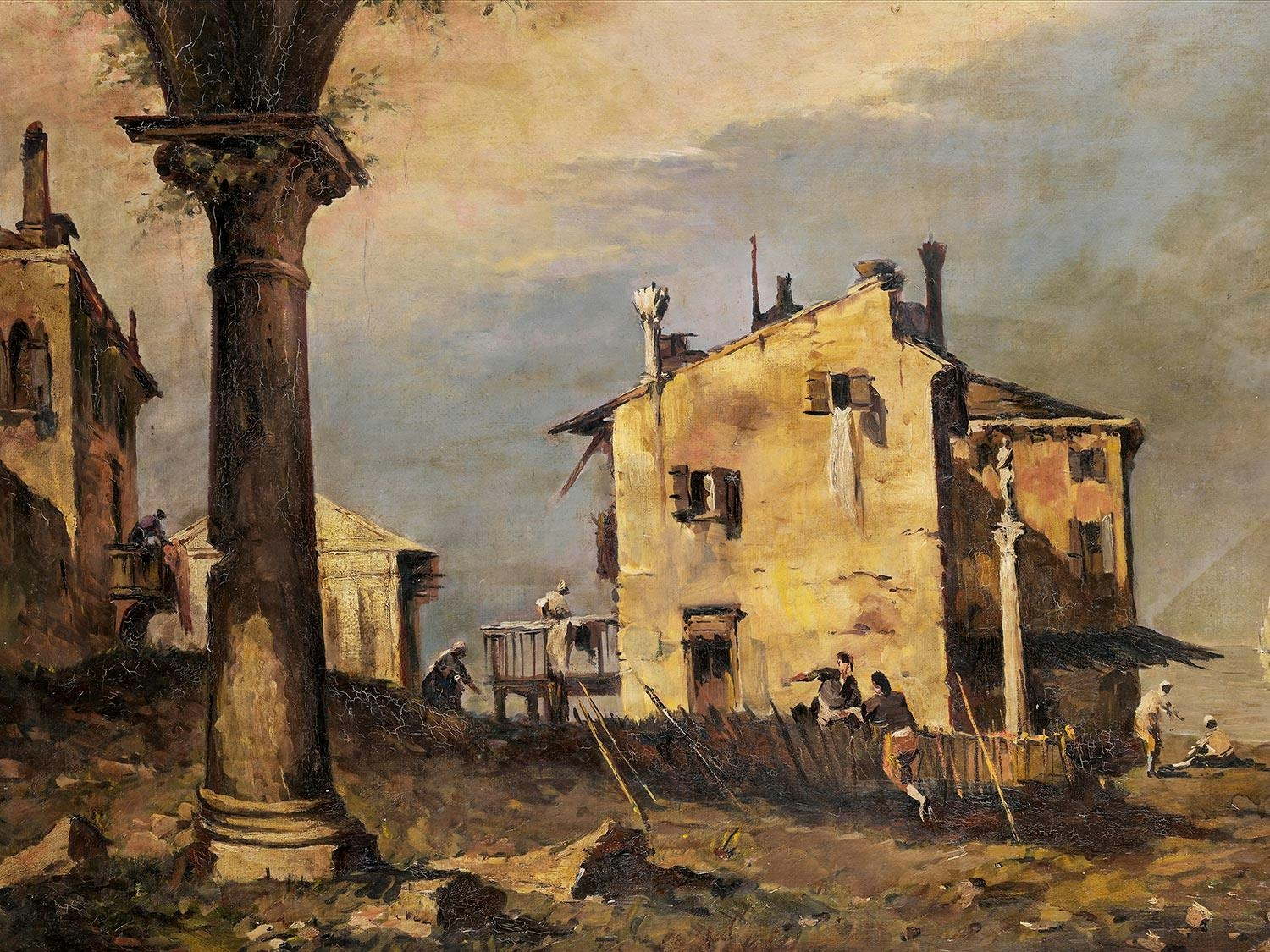 Giuseppe Ponga | VENEZIANISCHE KÜSTENANSICHT | MutualArt