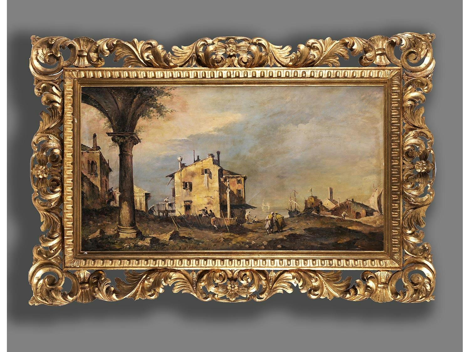 Giuseppe Ponga | VENEZIANISCHE KÜSTENANSICHT | MutualArt