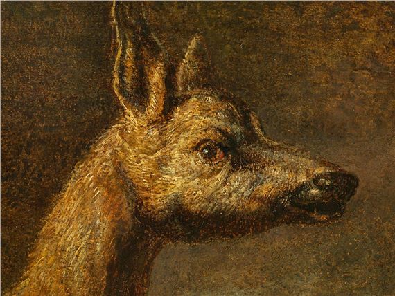 WALDLANDSCHAFT MIT ZWEI REHEN - Bernard Nicasius