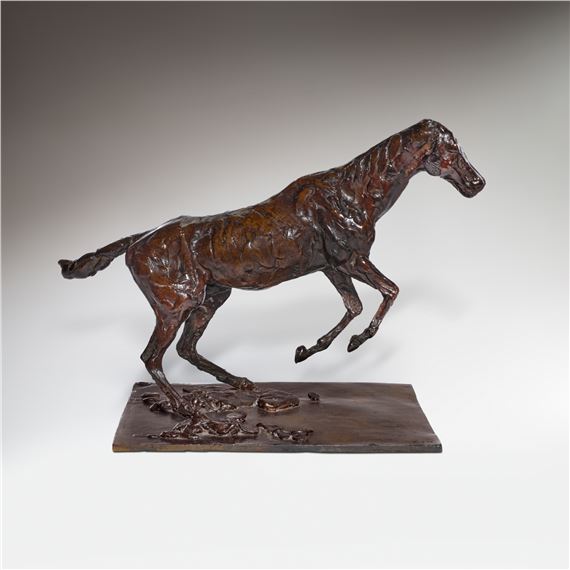 Cheval sautant un obstacle by Edgar Degas, circa 1882-1895