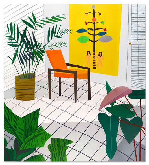 Untitled (Drawing Rally) by Jonas Wood, Executed in 2011
