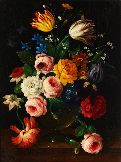 (Wien 1927-2008) Blumenstück by Erick Josef Dogarth