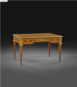 BUREAU PLAT DE STYLE LOUIS XVI - Jean-Henri Riesener
