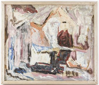 Harry Lowe (American b. 1922), oil on canvas - Harry Lowe