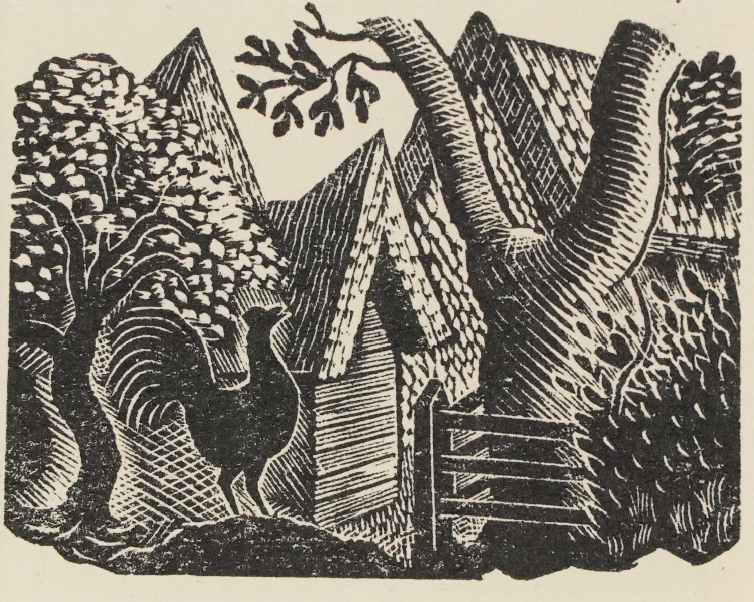 Eric Ravilious | Cockerel,House and Sunrise | MutualArt