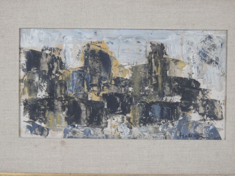 Stacha Halpern | View of Tourrettes-sur-Loup (1952) | MutualArt