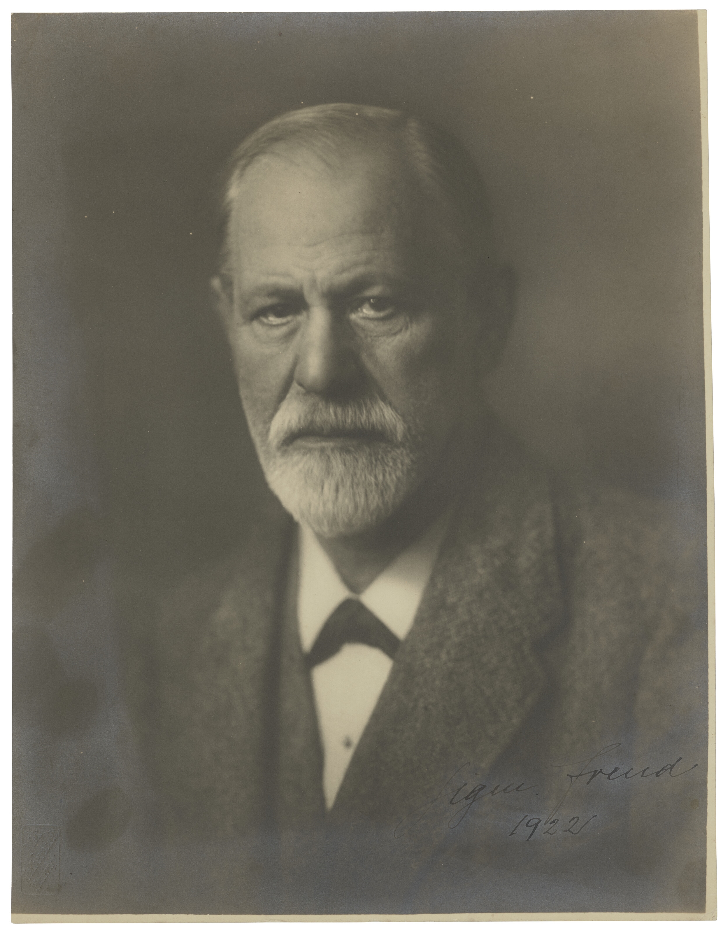 Artwork by Max Halberstadt, Sigmund Freud (1856-1939), Made of photograph