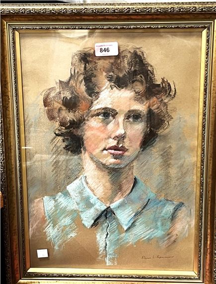 Anne L. Ramscar | head and shoulders portrait of a young woman | MutualArt