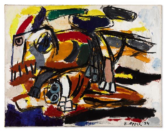 Karel Appel、Les Animaux du Desert、希少画集画 Karel Appel、Les Animaux du Desert、希少画集画 - メルカリ