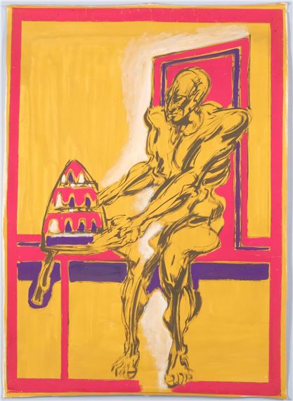 4 figurative abstract compositions - John Heritage