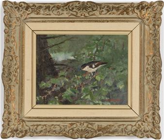 Nils Björkqvist, "White Flycatcher - Nils Björkqvist