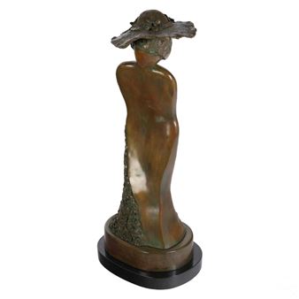 Sylvia Chait b.1936 Modern LE Bronze Figure Statue - Sylvia Chait