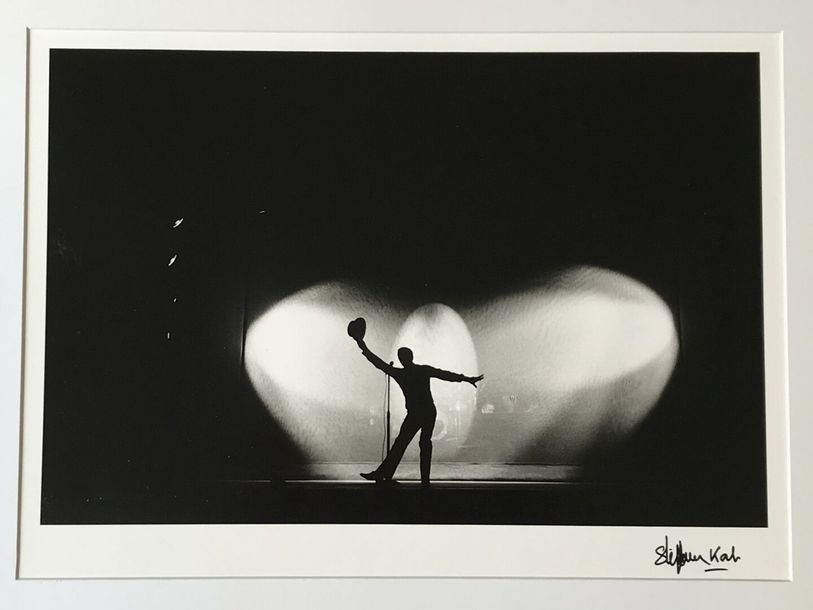 Artwork by Stéphane Korb, Yves Montand, Made of silver photograph