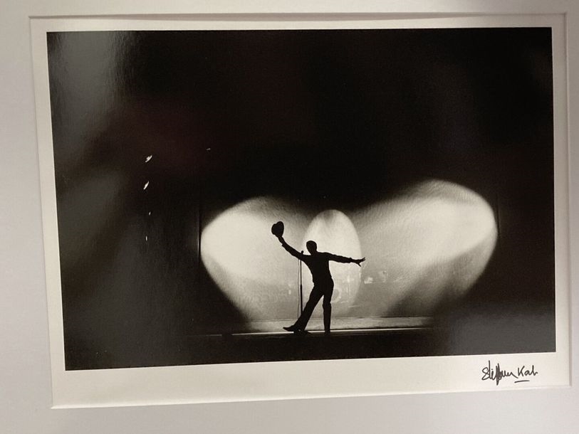 Artwork by Stéphane Korb, Yves Montand, Made of silver photograph